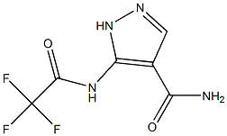 5-(2,2,2-TrifluoroacetaMido)-1H-pyrazole-4-carboxaMide Struktur