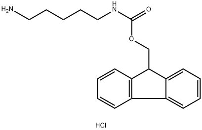 N-FMOC-1,5-二戊胺鹽酸鹽 結(jié)構(gòu)式