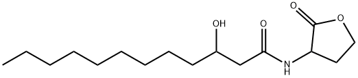 N-(3-氫氧化十二酰基)-DL-高絲氨酸內酯 ≥97%(HPLC)-20°C) 結構式