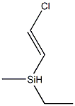 chloroethenylethylmethyl-silane Struktur