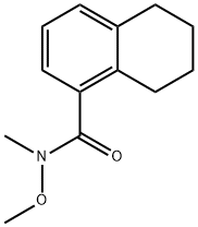 5,6,7,8-Tetrahydro-N-Methoxy-N-Methyl-1-naphthalenecarboxaMide Struktur