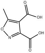 3,4-Isoxazoledicarboxylicacid,5-methyl-(9CI) Struktur