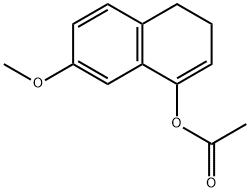 3,4-Dihydro-7-Methoxy-1-naphthol Acetate Struktur