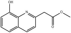 8-HYDROXYQUINOLINE-2-ACETIC ACID METHYL ESTER Struktur