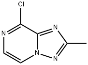 8-氯-2-甲基-[1,2,4]三唑并[1,5-A]吡嗪 結(jié)構(gòu)式
