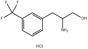 b-AMino-3-(trifluoroMethyl)benzenepropanol Struktur