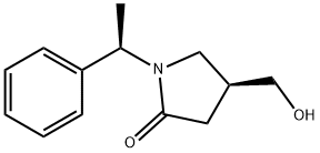(S)-4-(hydroxyMethyl)-1-((R)-1-phenylethyl)pyrrolidin-2-one Structure