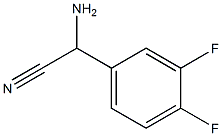 2-aMino-2-(3,4-difluorophenyl)acetonitrile Struktur