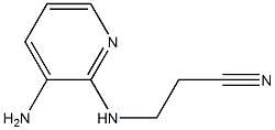 3-((3-AMinopyridin-2-yl)aMino)propanenitrile Struktur