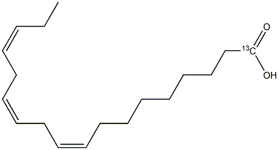Linolenic-1-13C Acid Struktur