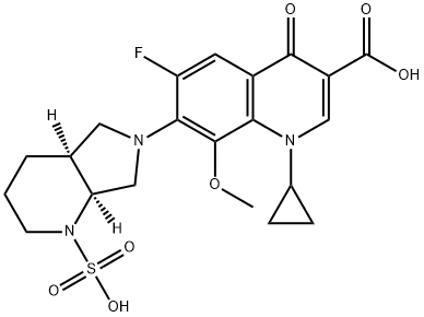 Moxifloxacin N-sulfate Struktur