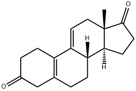 Estra-5(10),9(11)-diene-3,17-dione Struktur