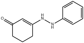 3-(2-Phenylhydrazino)-2-cyclohexen-1-one Struktur