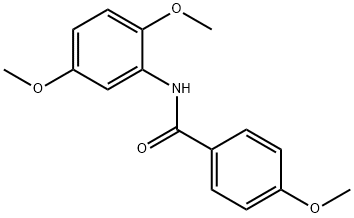 4-Methoxy-N-(2,5-diMethoxyphenyl)benzaMide, 97% Struktur