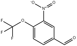 3-NITRO-4-(TRIFLUOROMETHOXY)BENZALDEHYDE Struktur