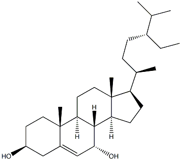 7α-ヒドロキシ-β-シトステロール 化學(xué)構(gòu)造式