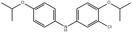 3-Chloro-4-isopropoxy-N-(4-isopropoxyphenyl)aniline Struktur