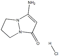 3-AMino-6,7-dihydropyrazolo[1,2-a]pyrazol-1(5H)-one hydrochloride Structure