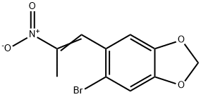 5-BroMo-6-(2-nitro-1-propen-1-yl)-1,3-benzodioxole Struktur