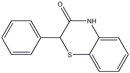 2-Phenyl-2H-benzo[b][1,4]thiazin-3(4H)-one Struktur