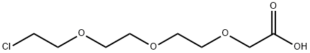 2-[2-[2-(2-Chloroethoxy)ethoxy]ethoxy]acetic Acid, 396106-50-6, 結(jié)構(gòu)式
