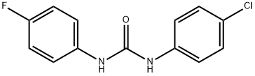 1-(4-氯苯基)-3-(4-氟苯基)脲 結構式