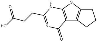 3-(12-Oxo-7-thia-9,11-diazatricyclo[6.4.0.0(2,6)]dodeca-1(8),2(6),9-trien-10-yl)propanoic acid Struktur
