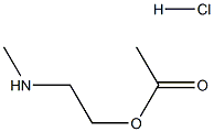 2-(MethylaMino)ethyl acetate hydrochloride Struktur