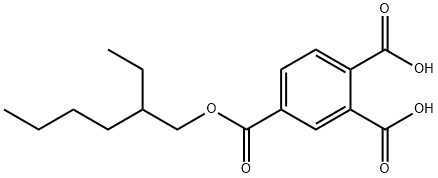1,2,4-Benzenetricarboxylic Acid 4-(2-ethylhexyl) Ester Struktur