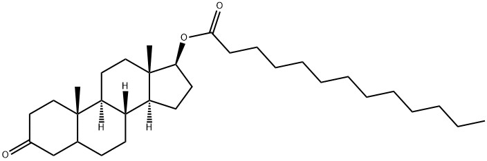 Dihydrotestosterone Tridecanoate Struktur