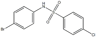 N-(4-BroMophenyl)-4-chlorobenzenesulfonaMide, 97% Struktur