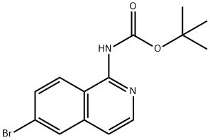N-Boc-6-broMoisoquinolin-1-aMine Struktur
