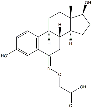 6-(O-CarboxyMethyl)oxiMinoestradiol Struktur