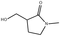 2-Pyrrolidinone,3-(hydroxymethyl)-1-methyl-(9CI) Struktur