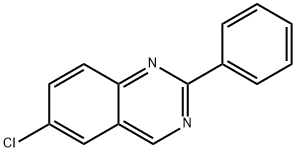 6-chloro-2-phenylquinazoline Struktur