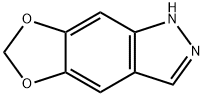 5,6-(Methylenedioxy) 1H-indazole Struktur