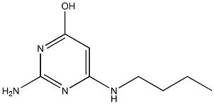 2-AMino-6-(butylaMino)pyriMidin-4-ol Struktur