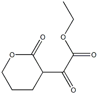 Ethyl 2-oxo-2-(2-oxotetrahydro-2H-pyran-3-yl)acetate Struktur