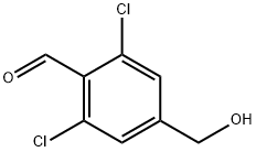 2,6-dichloro-4-(hydroxyMethyl)benzaldehyde Struktur