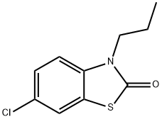 6-Chloro-3-propylbenzo[d]thiazol-2(3H)-one Struktur