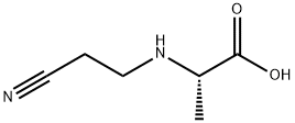 N-(2-Cyanoethyl)-DL-alanine Structure