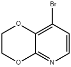 8-BroMo-2,3-dihydro-[1,4]dioxino[2,3-b]pyridine Struktur