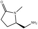 2-Pyrrolidinone, 5-(aMinoMethyl)-1-Methyl-, (R)- (9CI) Struktur