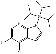 (5-broMo-4-chloropyrrolo[2,3-b]pyridin-1-yl)-tri(propan-2-yl)silane