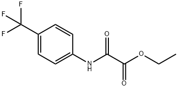 2-Oxo-2-[[4-(trifluoroMethyl)phenyl]aMino]acetic Acid  Ethyl Ester Struktur