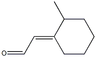 2-(2-Methylcyclohexylidene)acetaldehyde Struktur