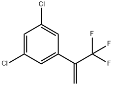 1,3-二氯-5-(1-三氟甲基-乙烯基)苯 結(jié)構(gòu)式