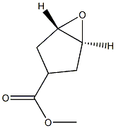 trans Methyl 6-oxabicyclo[3.1.0]hexane-3-carboxylate Struktur