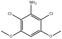 2,6-Dichloro-3,5-dimethoxyaniline Struktur