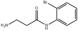 3-amino-N-(2-bromophenyl)propanamide Struktur